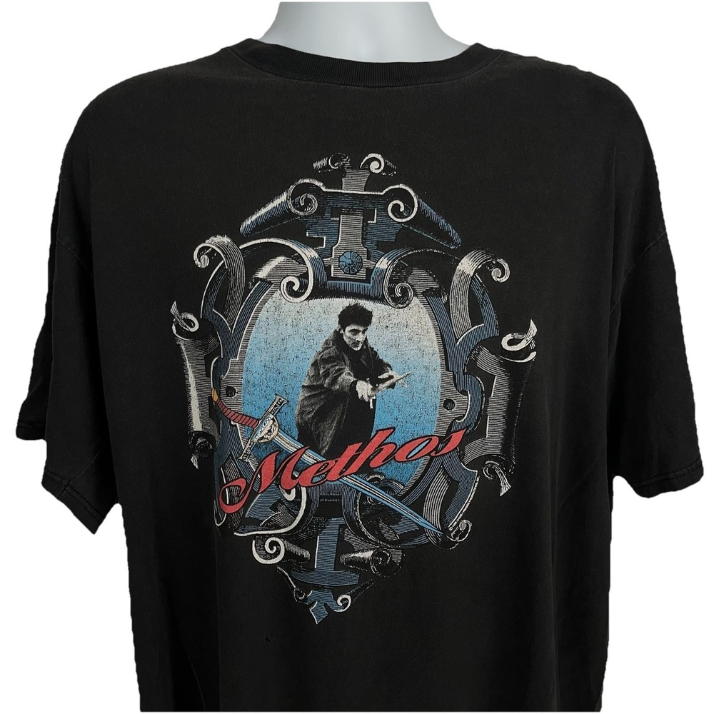 Highlander Shirt Men XL Black Methos Movie Vintage 1998‎ 90s Promo Retro USA